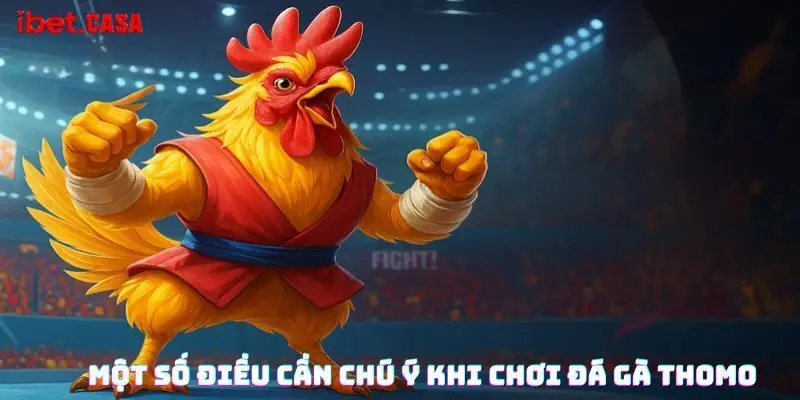 Một số điều cần chú ý khi chơi đá gà thomo